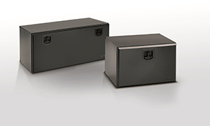 Bawer Black Powder Coated Steel Toolboxes